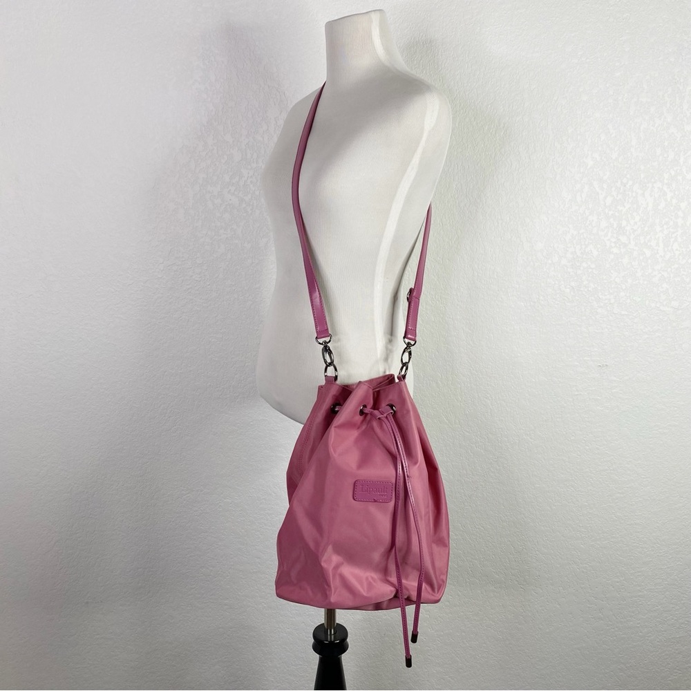 Lipault Paris Lady Plume Antique Pink Bucket Bag